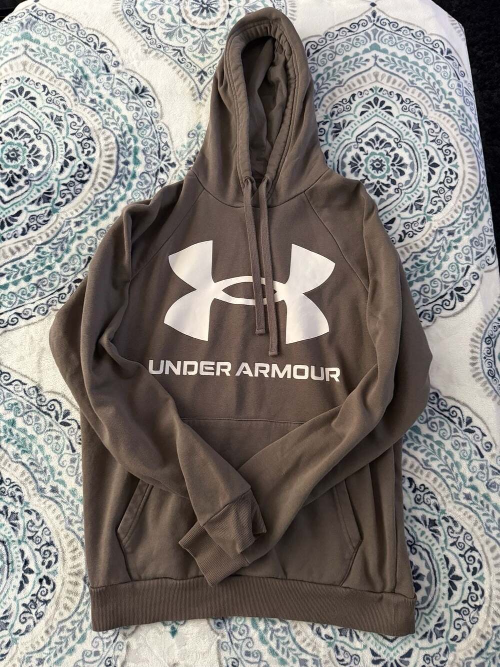 Under Armour Men's Rival Fleece Big Logo Pullover Hoodie